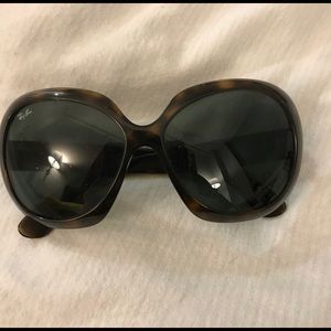 Ray Ban Jackie Ohh Oversized Sunglasses in Tortoise Shell